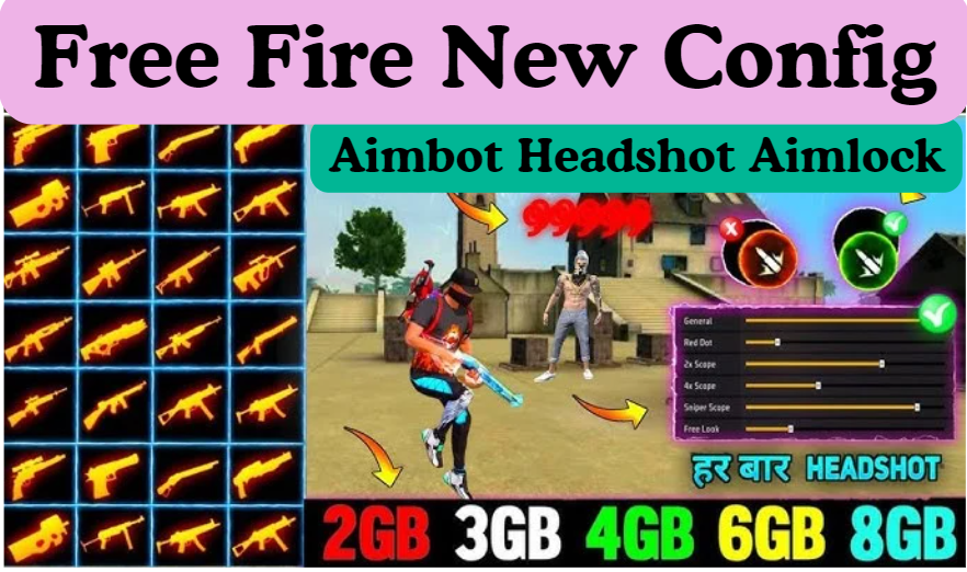 OB49 Free Fire Auto Headshot + Macro Aimbot + No Recoil Regedit Config
