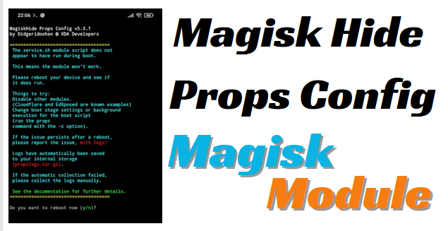 Magisk Hide Props Config Magisk Module